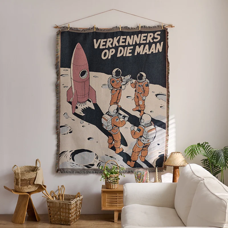 Künstlerischer gewebter Wandteppich Wandbehang
