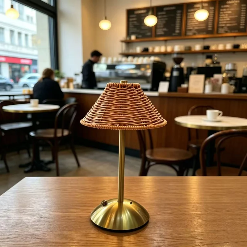 Dekorative Tischlampe