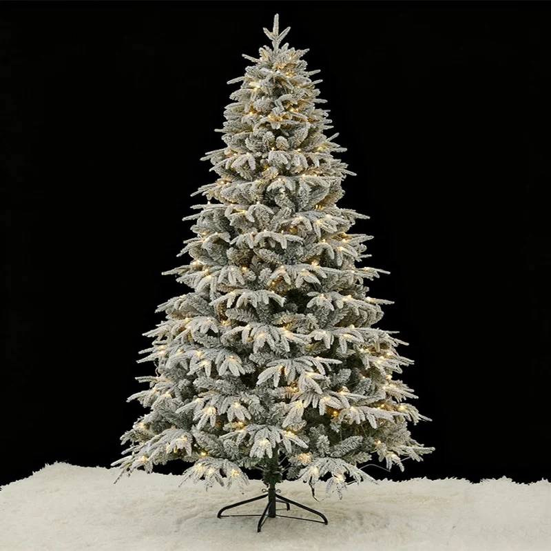 Karnz Künstlicher Weihnachtsbaum PE, 120–400 cm, optional mit warmweißer LED-Lichterkette