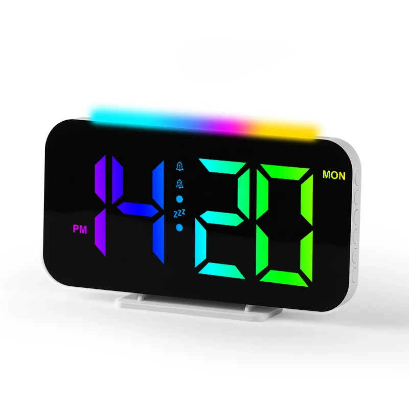 Digitaler Funkwecker mit großen LED-Ziffern Karnz