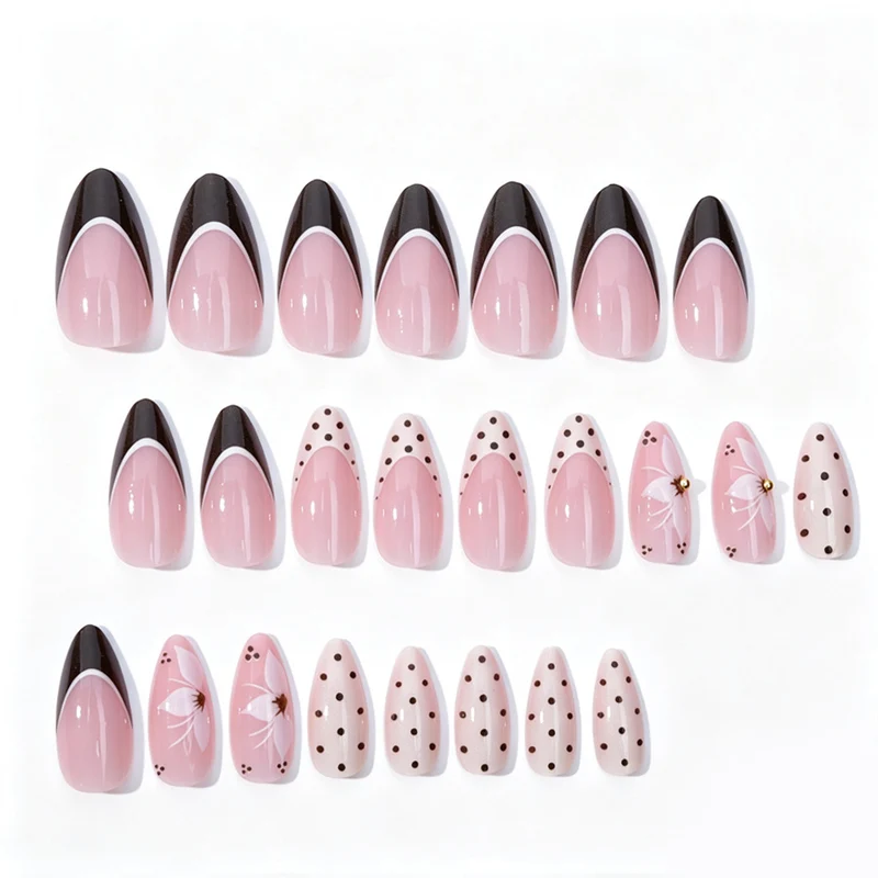 Künstlerisches Stiletto-Nagelkunst-Set Karnz