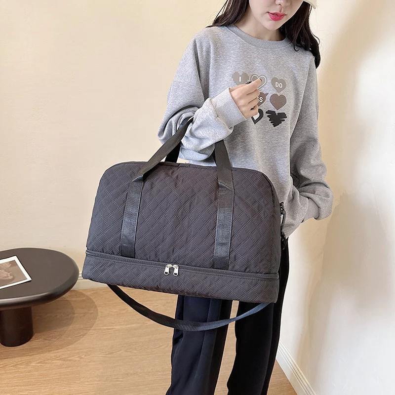 Stylische gesteppt Reis-Duffle Karnz