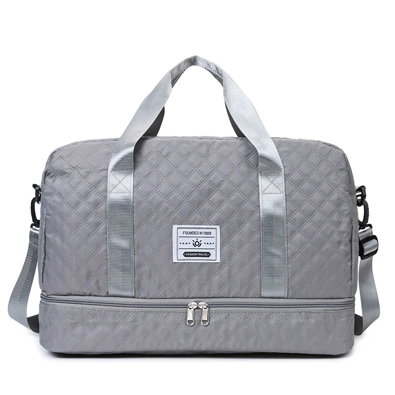 Stylische gesteppt Reis Duffle Bag Karnz