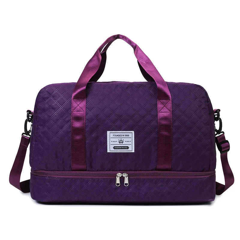 Stylische gesteppt Reis Duffle Bag Karnz