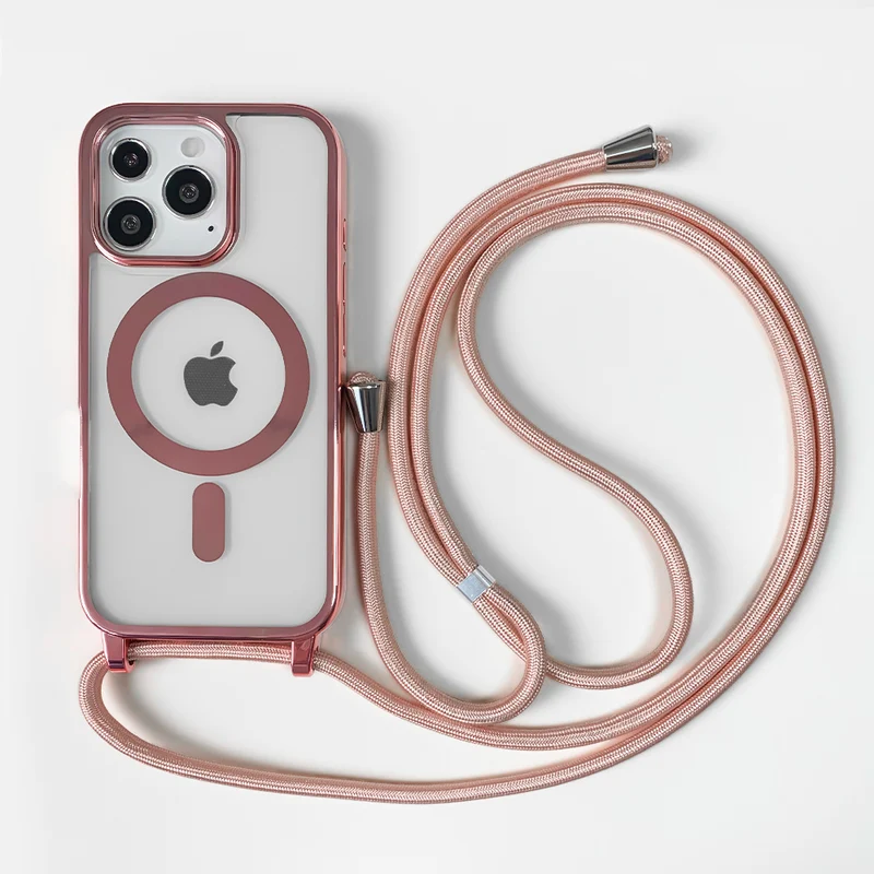 Magnetische Crossbody-Handyhülle mit verstellbarem Tragegurt Karnz