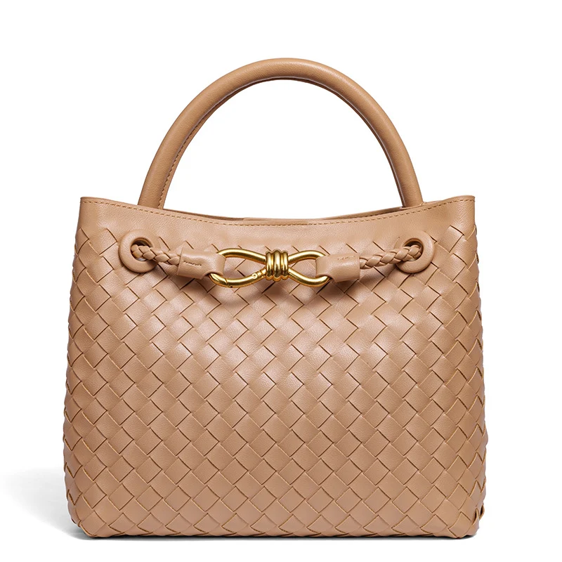 Woven Leather Tote Bag Karnz
