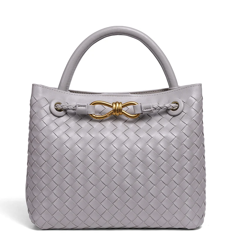 Woven Leather Tote Bag Karnz