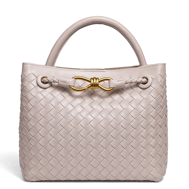 Woven Leather Tote Bag Karnz