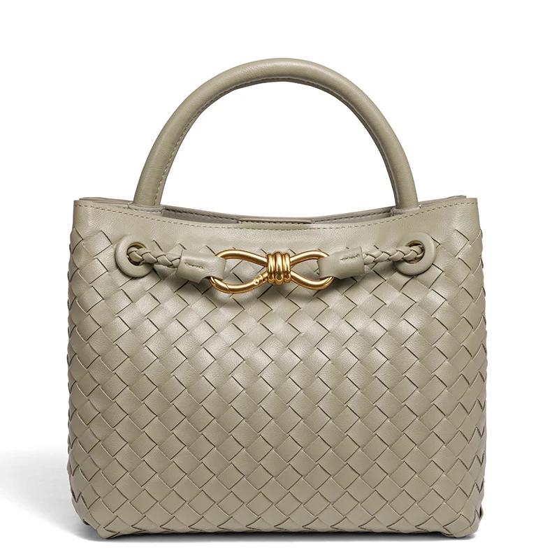 Woven Leather Tote Bag Karnz