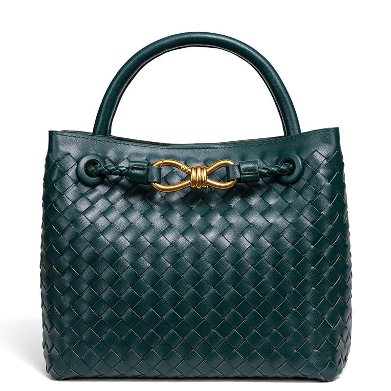 Woven Leather Tote Bag Karnz