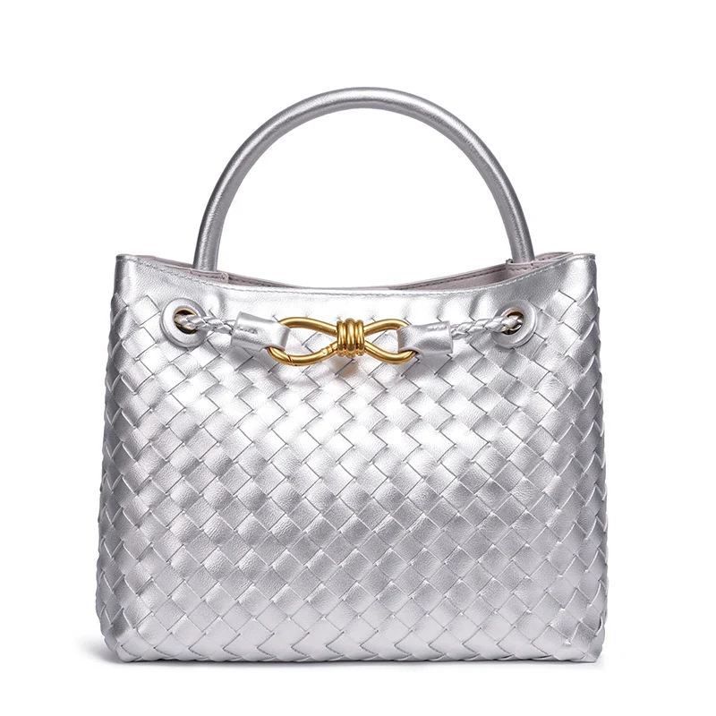 Woven Leather Tote Bag Karnz
