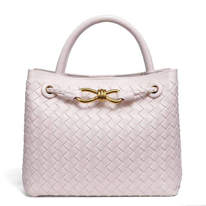 Woven Leather Tote Bag Karnz