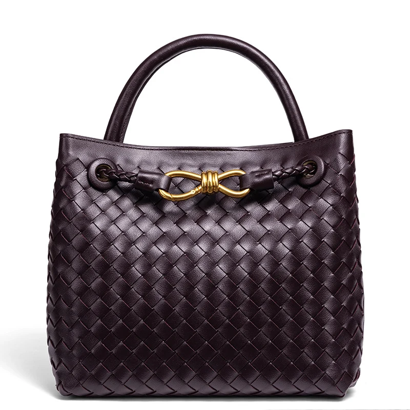 Woven Leather Tote Bag Karnz