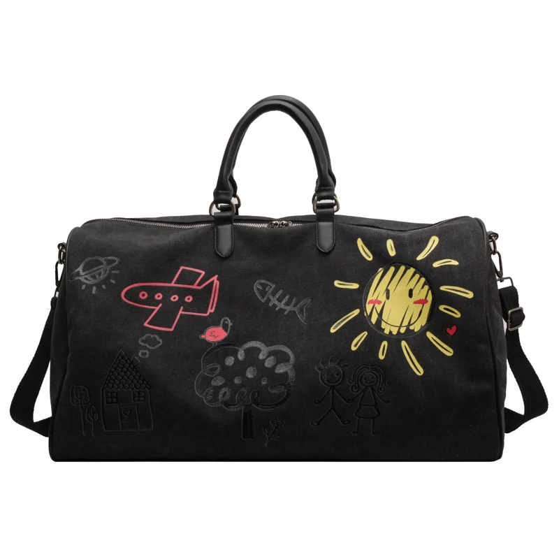 Spielerische Illustrierte Wochenend-Duffel-Tasche Karnz