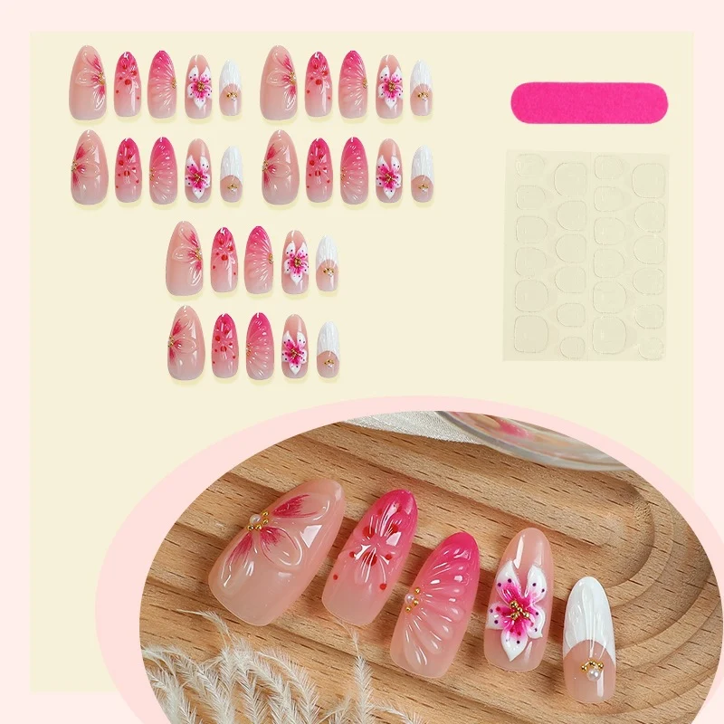 Artisan Floral Design Press-On Nail Set Karnz