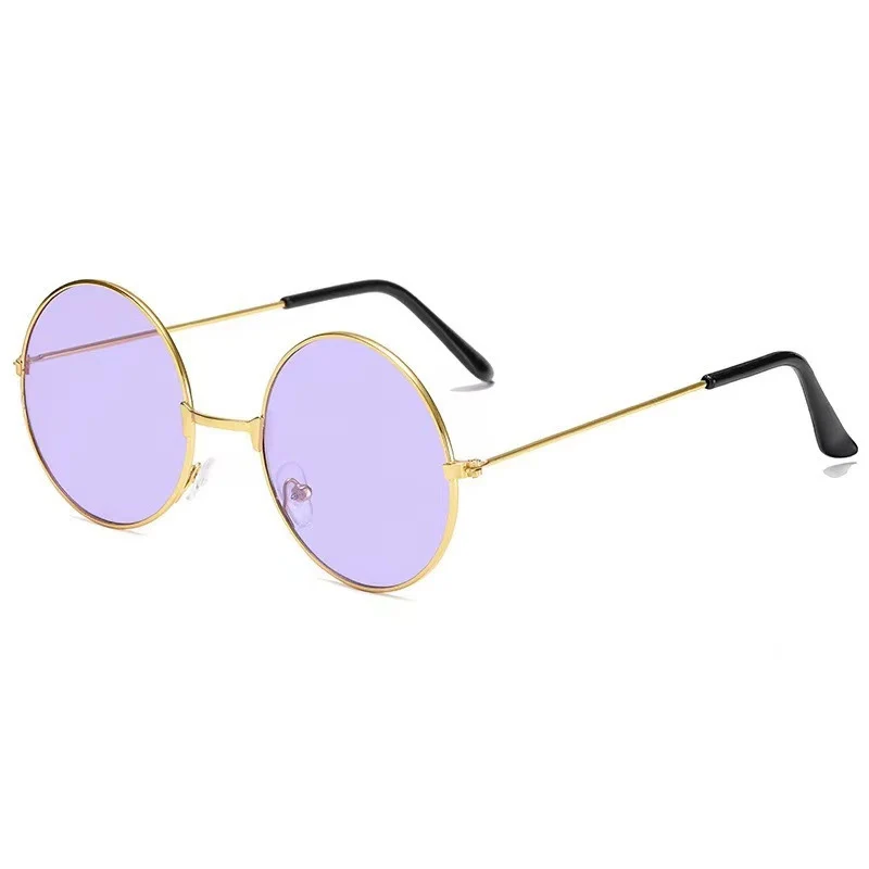 Retro Runde Glas Sonnenbrille Karnz