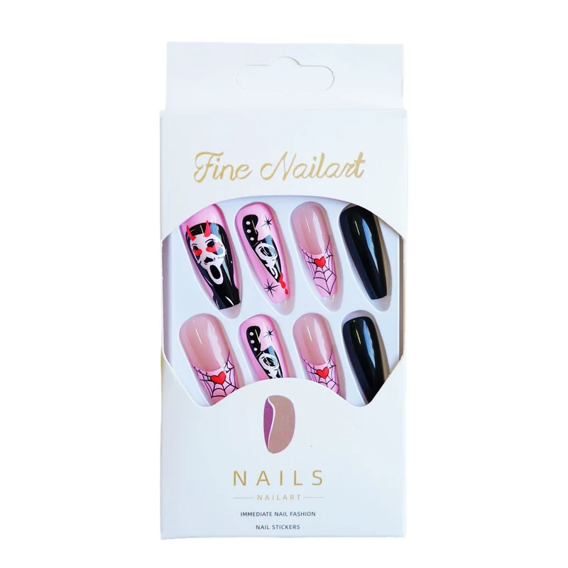 Themen Künstlerische Press-On Nagelset Karnz