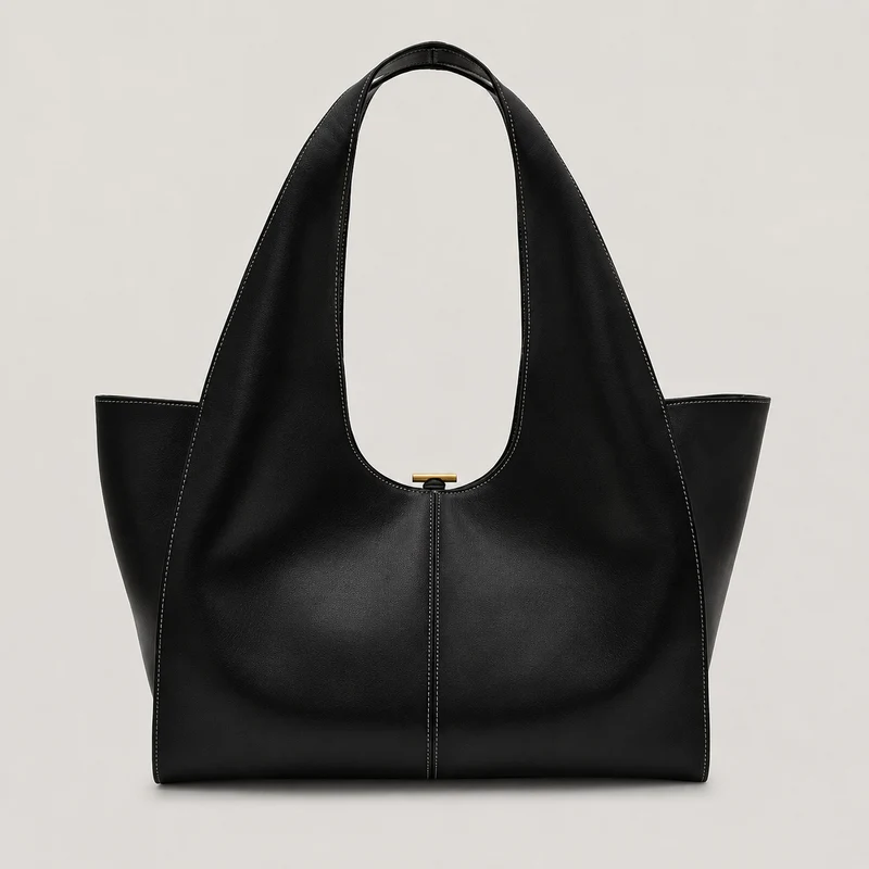 Schlanker strukturierter Tote-Handtasche