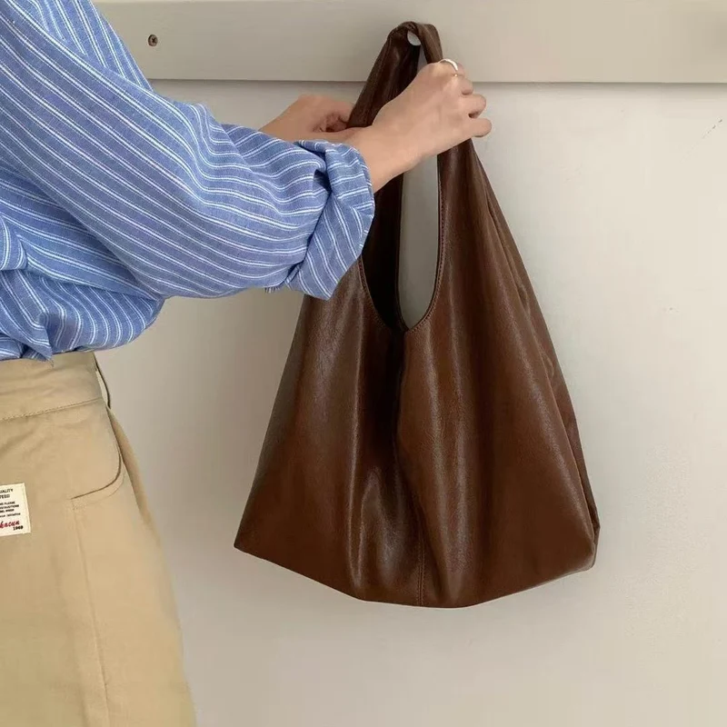 Schlanke Leder Lässige Schultertasche
