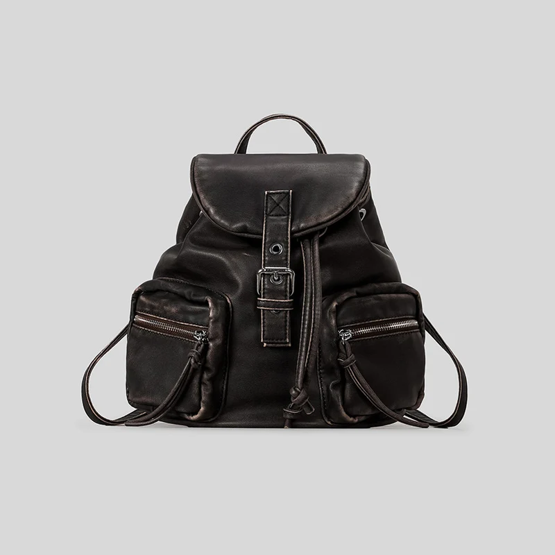 Multifunktions-Leder-Rucksack