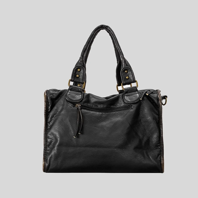 Multi-Taschen Funktionale Leder-Handtasche