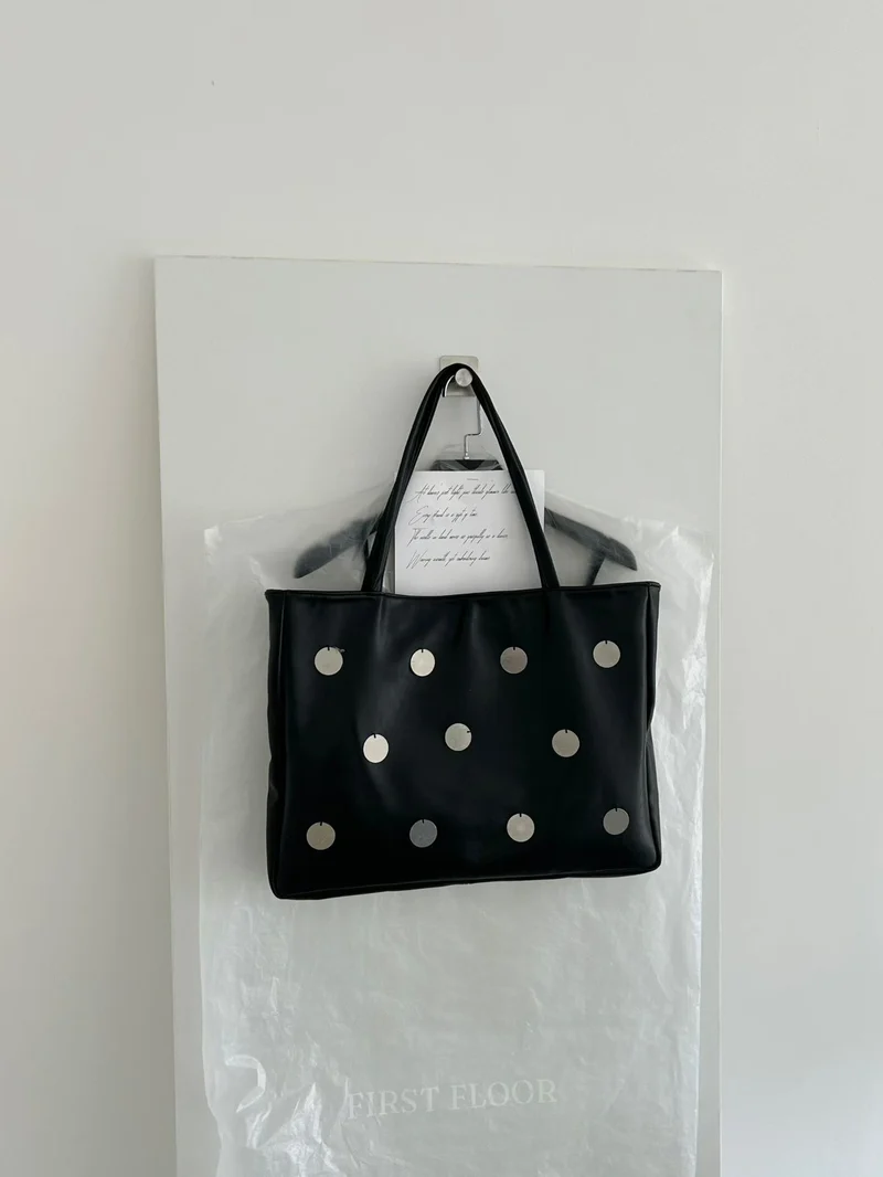 Dekorativer Polka-Dot-Shopper