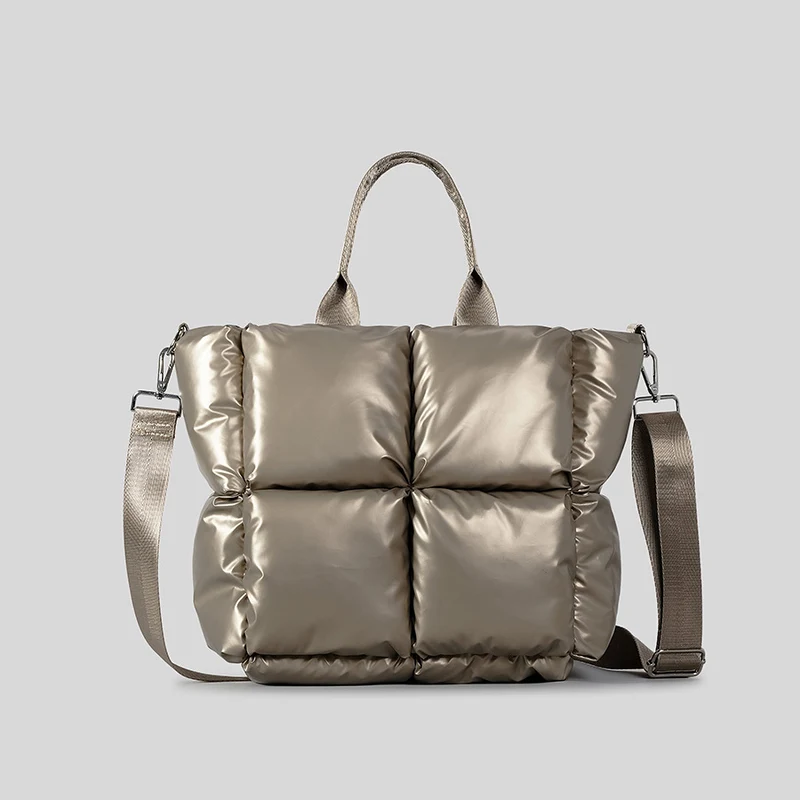 Gepolsterte Puffer-Handtasche