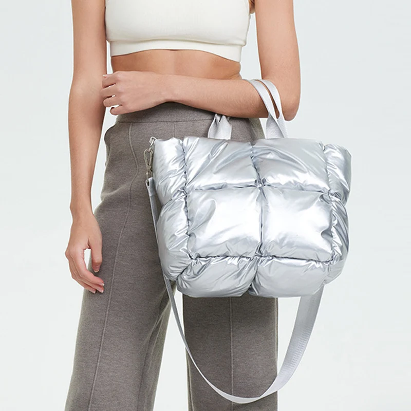 Gepolsterte Puffer-Handtasche