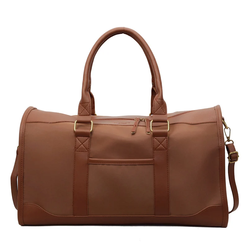 Klassische Leder Reise Duffle Karnz