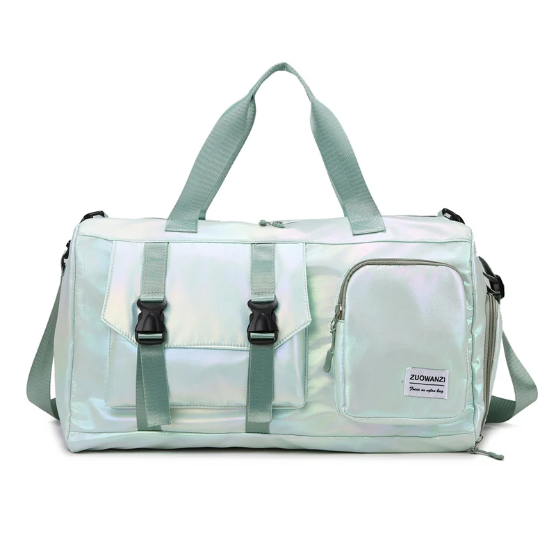 Iridescent Multi-Pocket Reis Duffel Tasche Karnz
