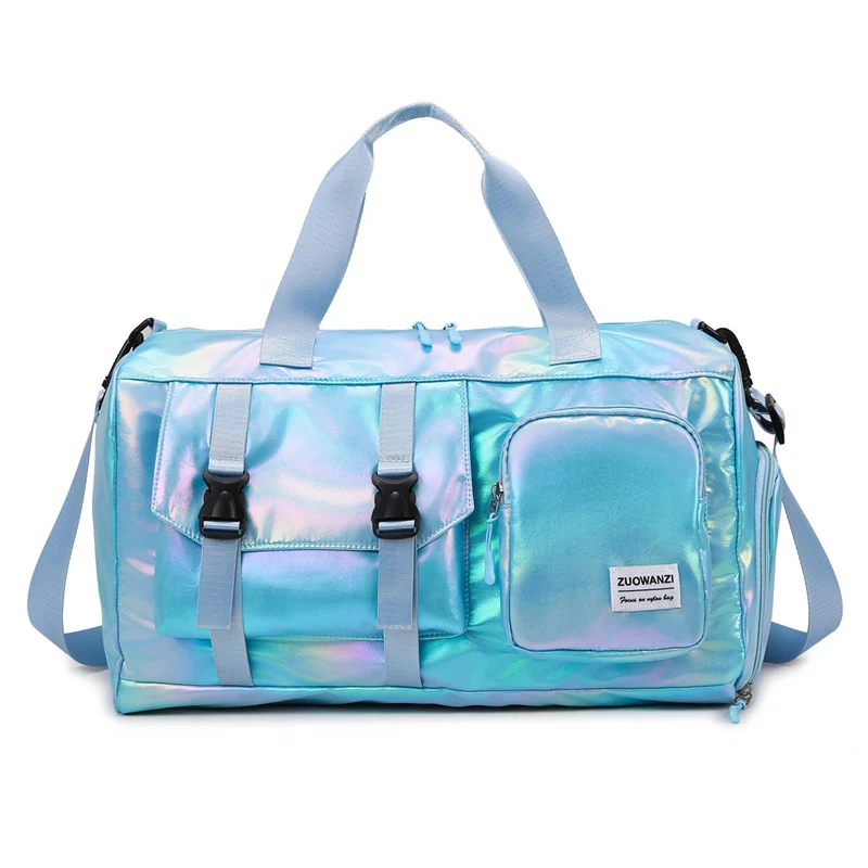 Iridescent Multi-Pocket Reis Duffel Tasche Karnz
