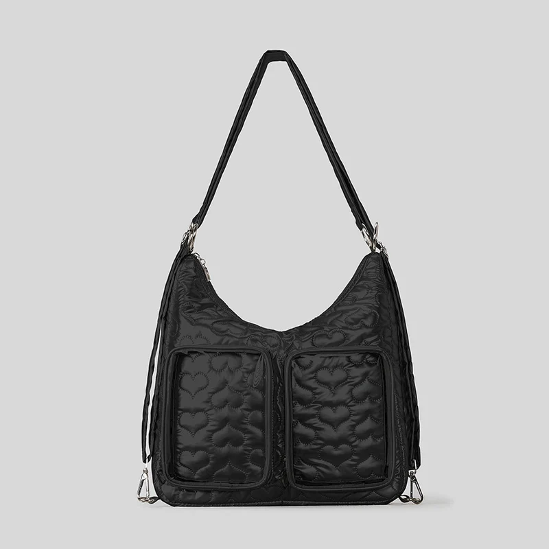 Gestepptes Herzmuster-Handtasche