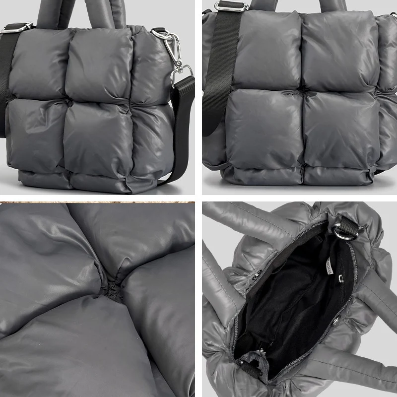 Gepolsterte Stepp-Handtasche