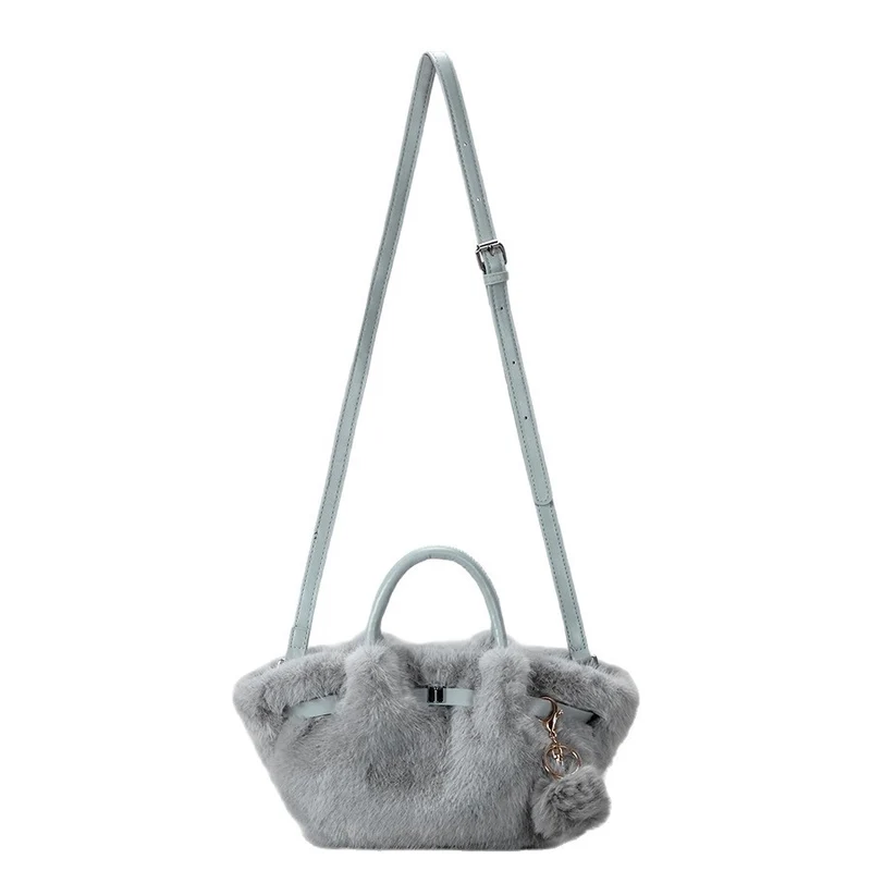 Plüsch Kunstfell Handtasche