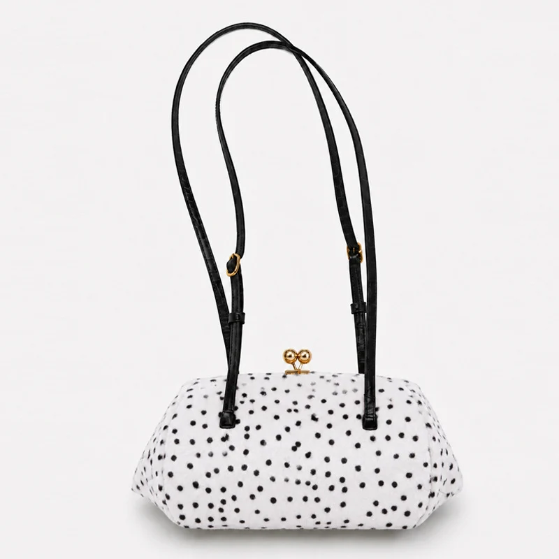 Verspielt Fuzzy Handtasche zum Handtragen