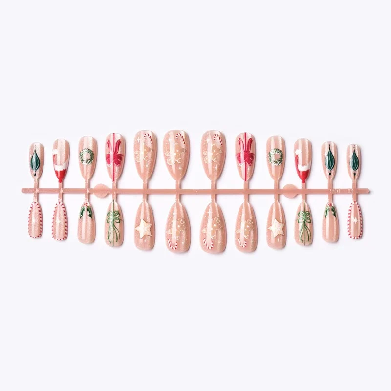 Festliche Feiertags-Themen Press-On Nagelkunst Set Karnz 1790636676