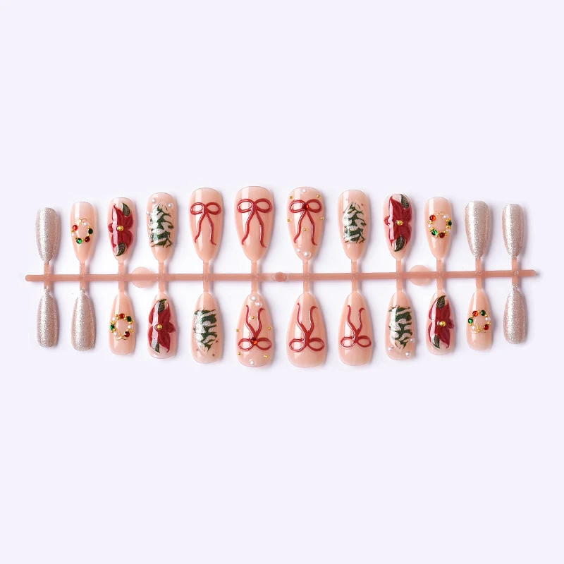 Festliches, urlaubsbezogenes Press-On-Nail-Art-Set Karnz 1790636494