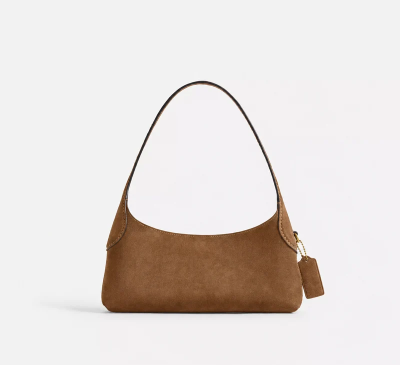 Elegante Wildleder Schultertasche