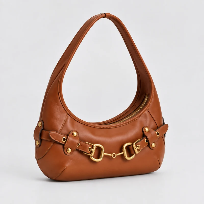 Elegante Wildleder Hobo Tasche