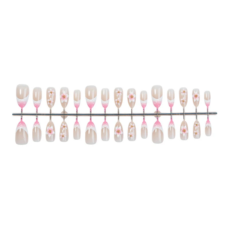 Floral Design Press-On Nail Set Karnz