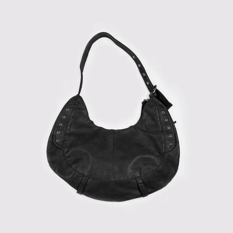Multi-Pocket Lässige Leder Hobo Tasche