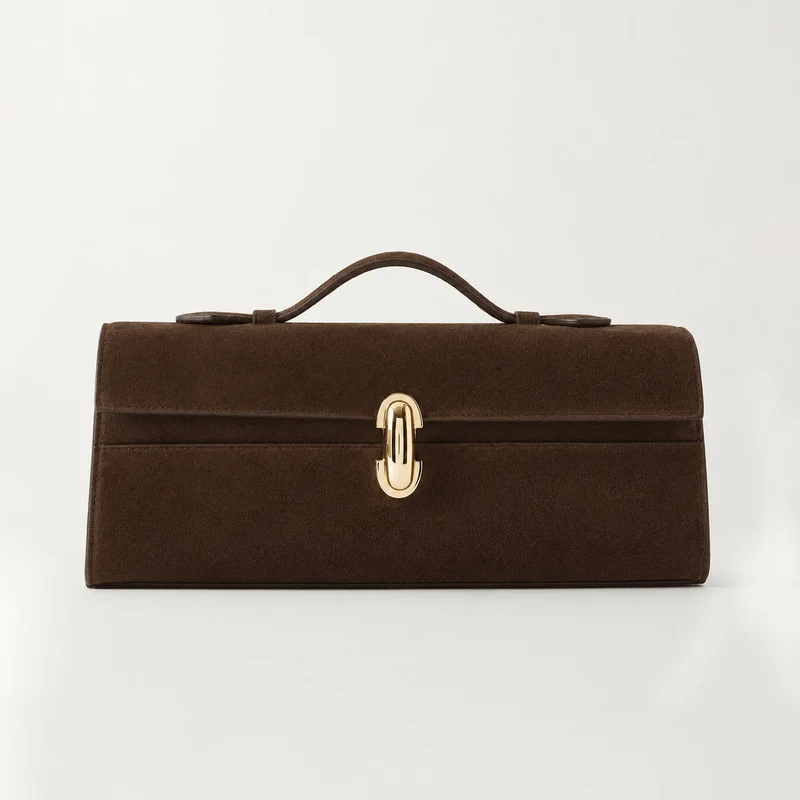 Elegante Wildleder Handtasche