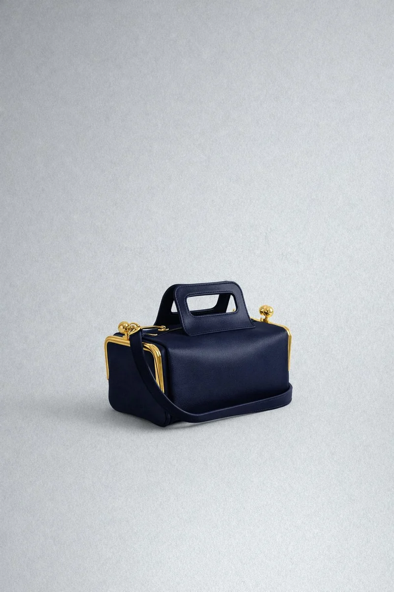 Elegante Krokodil Muster Handtasche