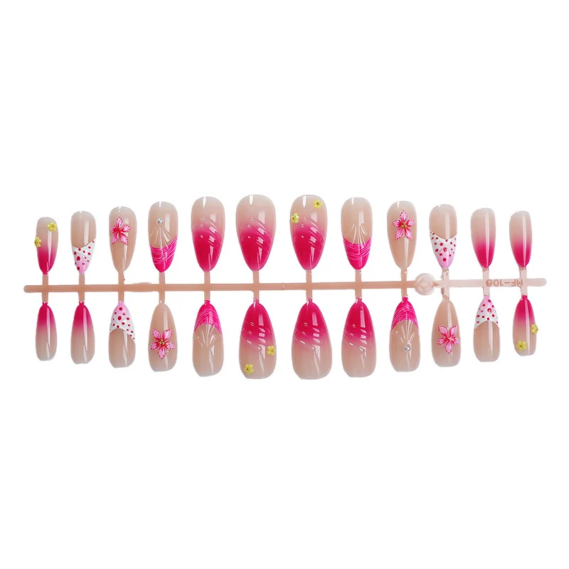 Dekoratives Floral Press-On Nail Art Set Karnz 1790636398