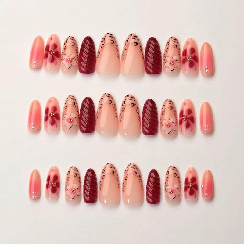 Floral Artistry Press-On Nail Set Karnz