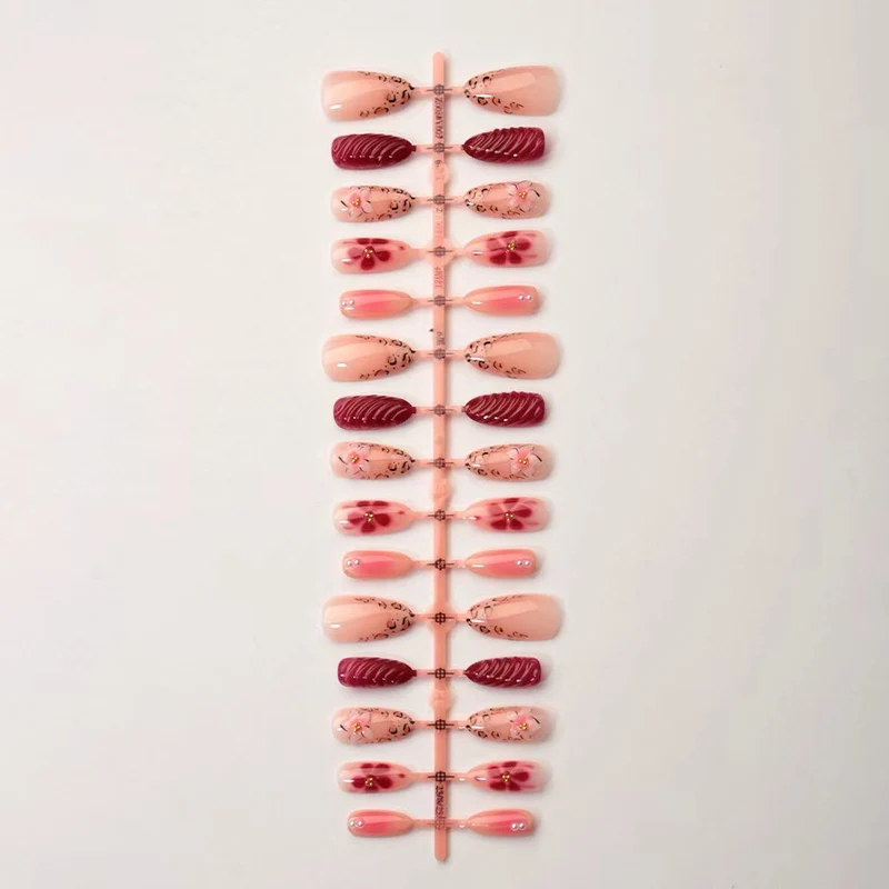 Floral Artistry Press-On Nail Set Karnz