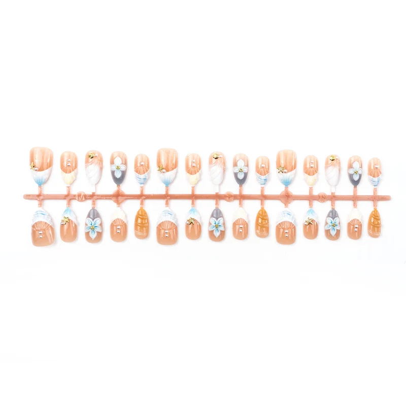 Floral Articulate Press-On Nail Set Karnz