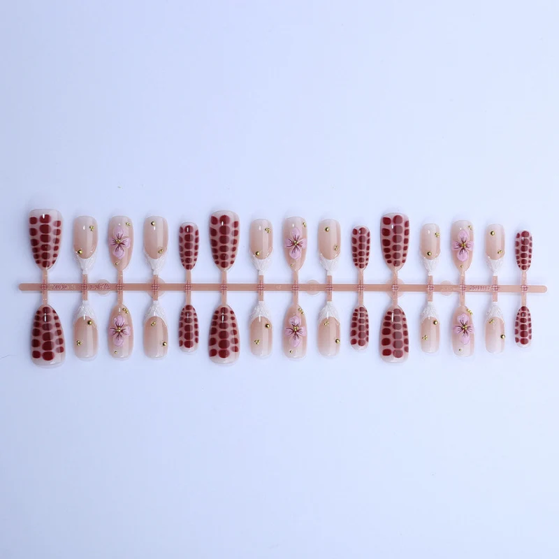 Floral Art Press-On Nail Set Karnz