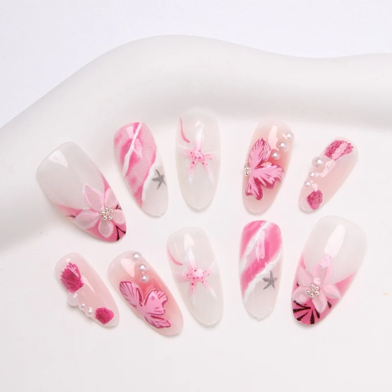 Floral Art Press-On Nagel Set Karnz 1790636645