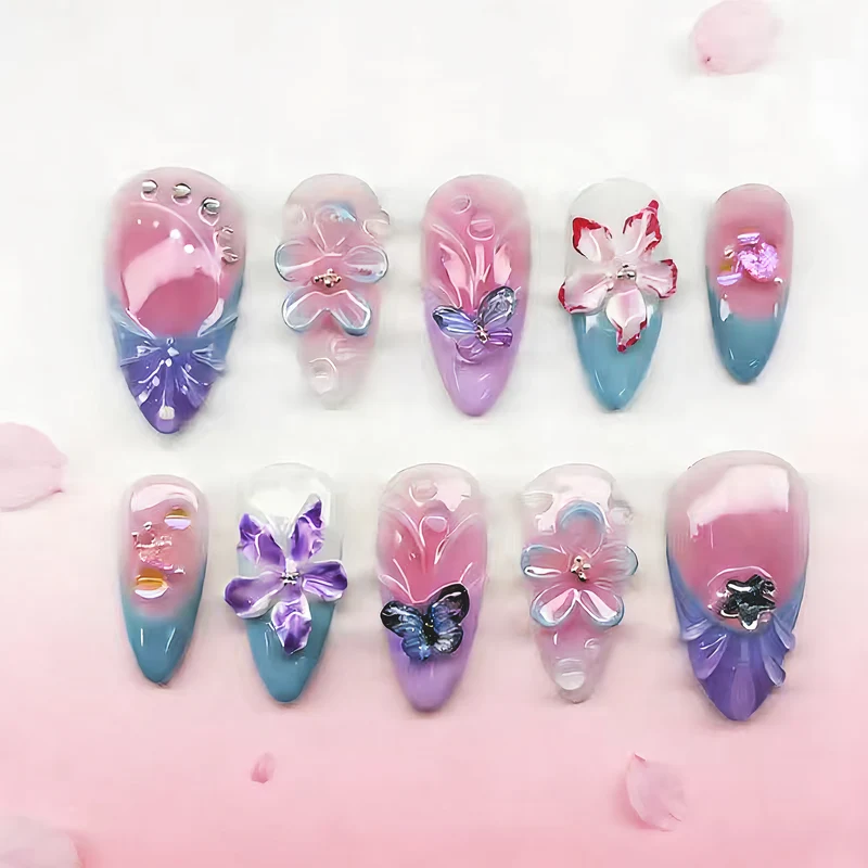 Floral Art Press-On Nagelkollektion Karnz